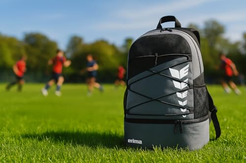 Erima Rucksäcke Six Wings Slate Grey/Schwarz One size