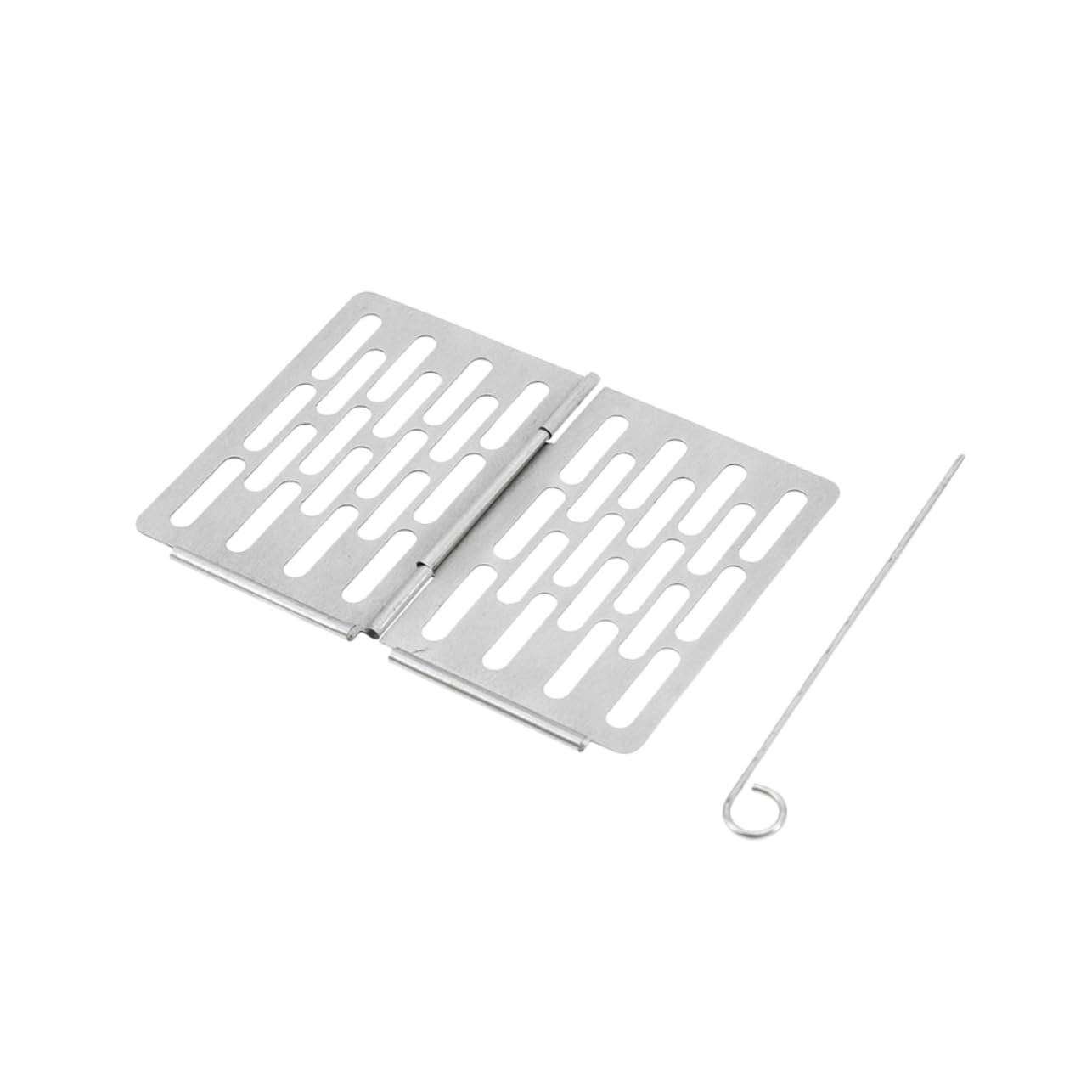 Parliky Mini Bbq Tools Set Stainless Steel Barbecue Grill Folding Grill for Park Compact Portable for Outdoor Bbq Camping Party