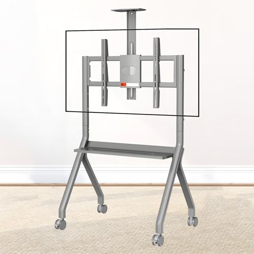 Soporte móvil para pizarra interactiva vertical con ruedas