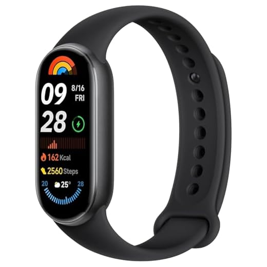 Xiaomi Smart Band 9 - Braccialetto di attività, autonomia fino a 21 giorni, display AMOLED con frequenza di aggiornamento di 60 Hz, sensore di frequenza cardiaca, Nero