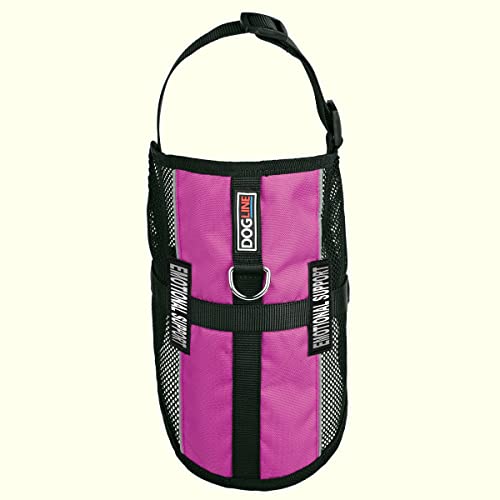 Dogline Maxaire Multi-Purpose Mesh Vest For Dogs And 2 Removable Emotional Support Patches, 30 To 38", Pink #TOP3