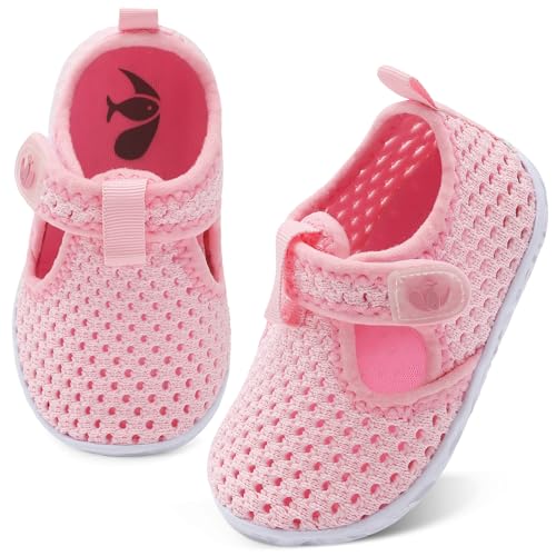 Image of FEETCITY Baby Boys Girls Water Sport Shoes Barefoot Kids Aqua Socks Quick-Dry Beach Swim Pool Shoes