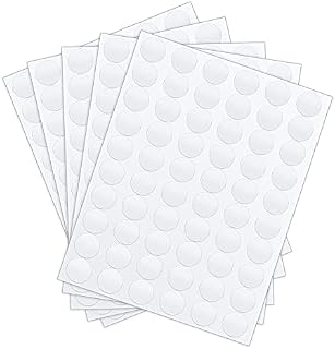 300 Pcs Adhesive Putty, 140 Pcs 20 mm +160 Pcs 10 mm Clear Sticky Tack, Double-Sided Nano Gel Adhesive Dots, Removable Round Putty, Poster Stickers for Wall, Crafts, Christmas Festival Home Decoration