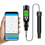 LYCEBELL Bluetooth Dissolved Oxygen Meter Filling Fluid Range: 0-30Mg/L, with Automatic Temperature Compensation Function, Pen Pair Dissolved Oxygen Test Kit