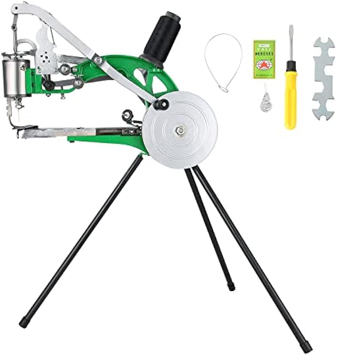 NATGAI Shoe Repair Machine DIY Manual Shoe Mending Sewing Machine Cobbler Shoe Repair Machine Cotton Nylon Line Sewing Machine