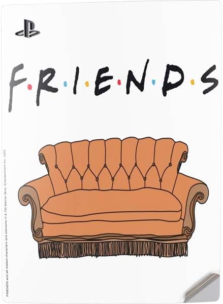 Skinit Decal Gaming Skin Compatible with PS5 Digital Edition Console - Officially Licensed Warner Bros Friends Couch Design