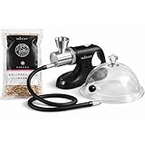 IBUSIST 燻製機 スモークガン スターターセット 燻製器 フードスモーカー 家庭用燻製機 USB充電式 燻製ドーム付き チップ付き 室内・アウトドア対応 簡単3ステップ チーズ 刺身 肉料理 BBQ