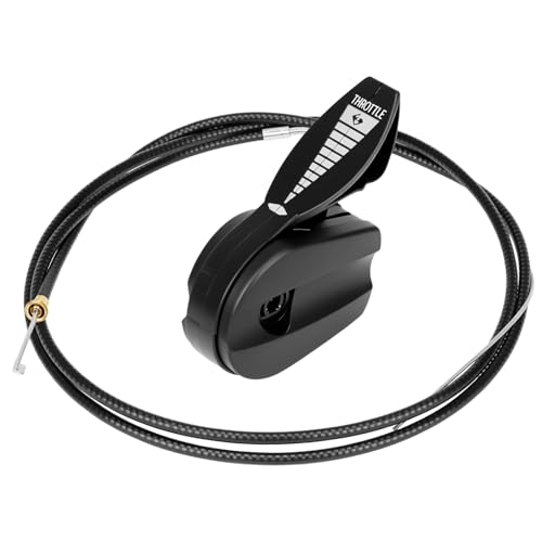 QWORK® 165 cm Gaszug für Rasenmäher, Chokehebel, Geeignet für Honda-Rasenmähern HRR216