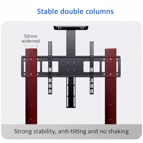 Soporte móvil para TV ajustable en altura miniatura 7