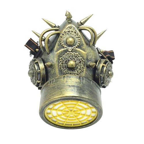 💥 🧭 STEAMPUNK : Siete attratti da questo stile fanstatico della rivoluzione industriale? Questa maschera antigas Steampunk fa per voi!