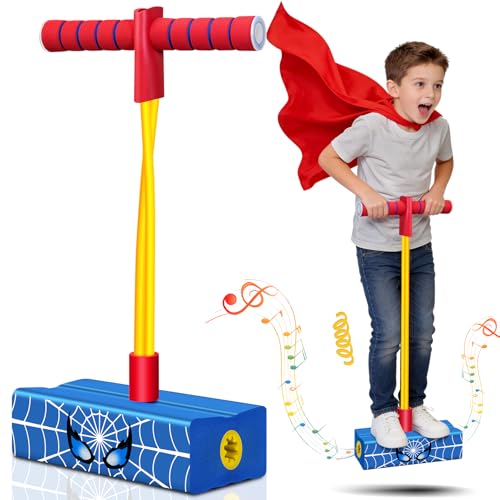 Image of Kids Pogo Stick Foam Pogo Jumper for Kids: 3 4 5 6 7 8 Year Old Boy Gift, Outside Toys for Kids Ages 4-8, 3+ Year Old Boy Toys, Birthday, Easter, Christmas