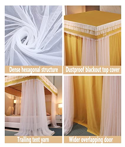 Moustiquaire lit double baldaquin pour décorer une chambre de princesse - 7
