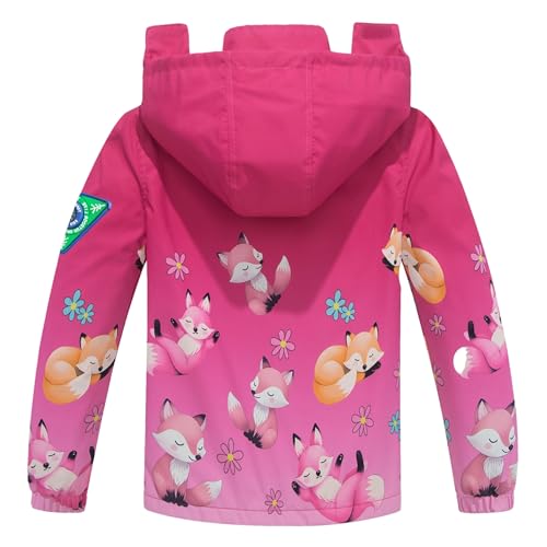 Image of Waterproof Kids Rain Jackets With Hood,Lightweight Toddler Raincoat For Boys Girls,Kids Clothes Windbreaker Jacket