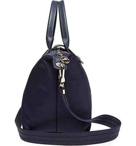 Longchamp Small Le Pliage Neo Nylon Top Handle Bag Navy
