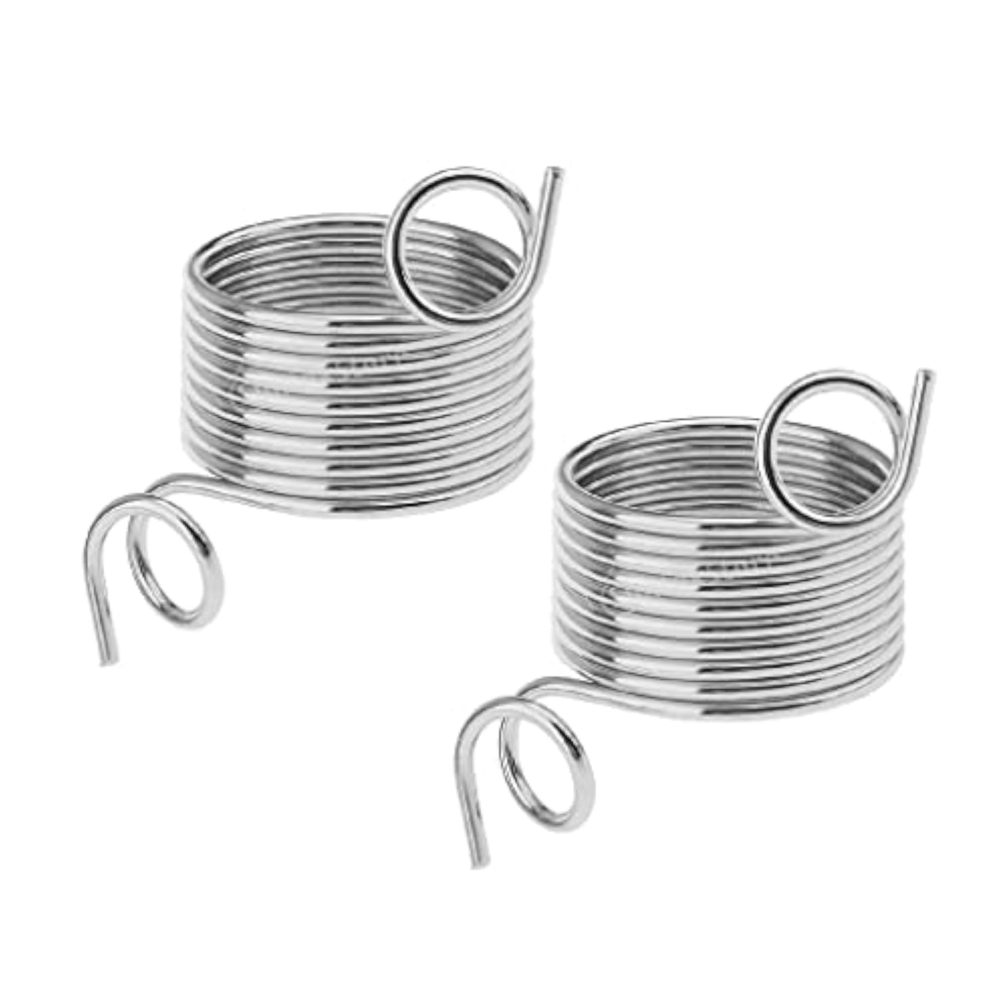 3x2pcs Nickle Plated Wire Yarn Stranding Guide Knitting Thimble