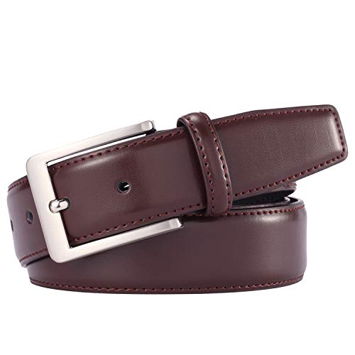 Image of XOUXOU Men's Casual Leather Jeans Belts Classic Work Business Dress Belt with Prong Buckle for Men