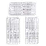 UKCOCO Transparente Gel Fersenpolster 5 Satz mit Selbstklebenden Fersenkissen Rutschfester...