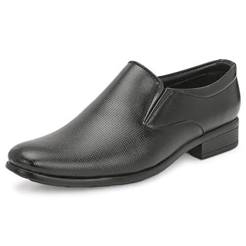 Image of Centrino Formal Shoes for Men | Lightweight Comfortable Office Shoes for Man Stylish | Cushioned Insole Lace-Up Shoes for Men | Durable TPR Sole | Trendy Classic Design Footwear for Men (8114)