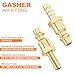 GASHER Brass Industrial Air Tool Fitting, 1/4