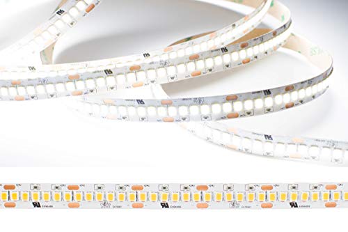 Tira de LED Blanca Pura 6000K 24V 1200 LEDs 16ft 120W miniatura 1