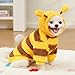 MYLLJBD Hundemantel Bienenkostüm mit Kapuzenpullover für Haustiere, Halloween-Kostüm und Kleidung für Katzen-Bienentransformation-S