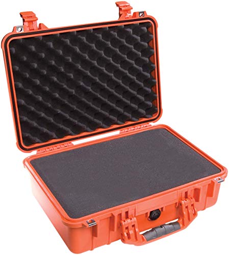 Pelican 1500 Camera Case With Foam (Orange) #TOP1