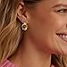 NIXMAX Chunky Gold Knot Earrings Statement Earrings for Women Gold Plated Geometric Drop Dangle Hypoallergenic Lightweight Fashion Trendy Jewelry Gifts (Medium)