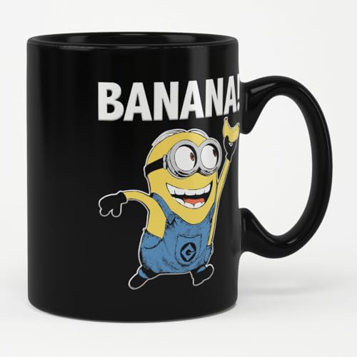 Minions Officially Licensed Despicable Me - Banana! Coffee Mug (Black)