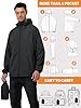 UIQUR Men's Rain Jacket Windbreaker Waterproof Jacket Raincoat Cycling Running Hiking Gear Hood Lightweight Packable #4