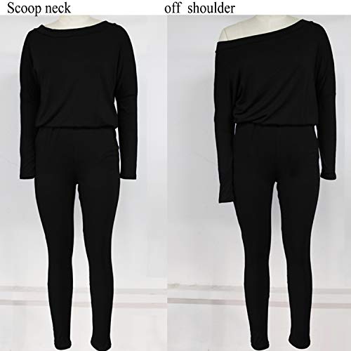 Women's 1PC Trendy Jumpsuit Sleeveless Broken Hole Waisted Club Long Romper Outfit, Medium,  09-black