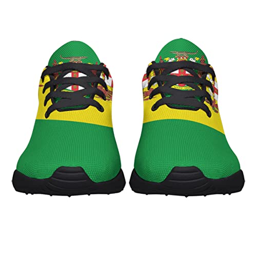 Sonzj-II Jamaican Flag Shoes for Women Men Running Sneakers Jamaican Reggae Print Comfortable Sports Walking Tennis Shoes3