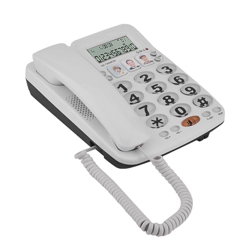 Téléphone câblé anti-bruit de numérotation pour double ligne fixe - 5