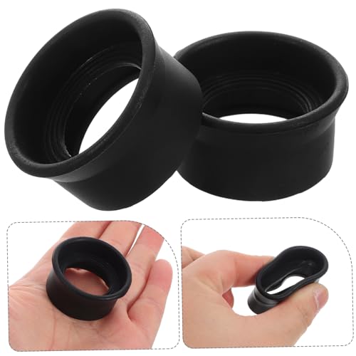 FUNNETOYU 2 Stück Gummi Okularschutz Augenmuschel Ferngläser Mikroskope Augenschutz Blend Schutzscheiben Komfortabel Langlebig Vielseitig Einsetzbar