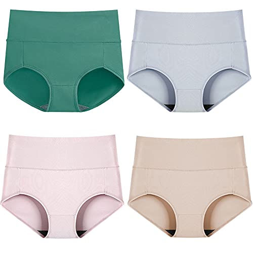 Culottes pour femme taille haute en coton stretch respirant douceur XL lot de 4