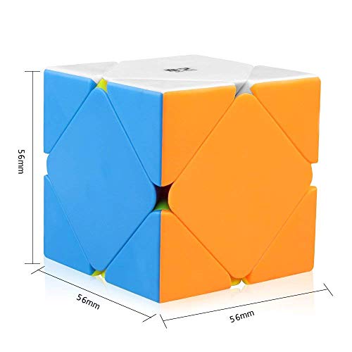 Image of MAYATRA'S Qiyi QiCheng Skewb High Speed Stickerless Magic Puzzle Cube.