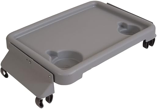 DMI Walker Tray, Rollator Tray, Mobility and Walker Accessory Tray Table Fits Most Standard Walkers, Folding with Two Cup Holders and Tool Free Assembly, 16 x 11.8 inch