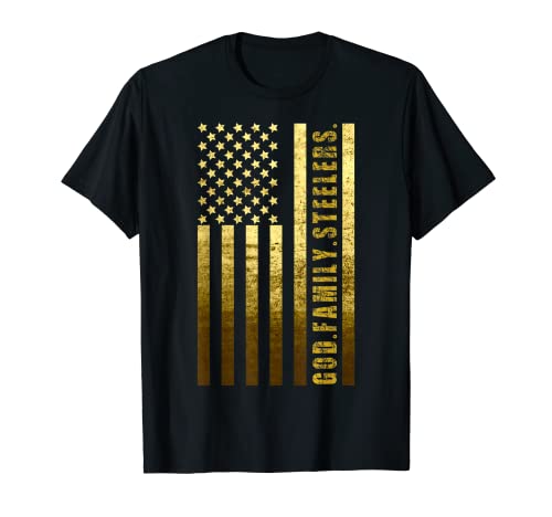 God Family Steelers Pro Us Flag Shirt Father's Day Dad Gift T-Shirt God Family Steelers Pro Us Flag Shirt Father's Day Dad Gift T-Shirt