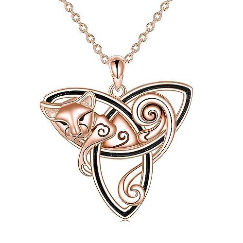 Collier en argent sterling 925 pendentif chat délicat pour femme