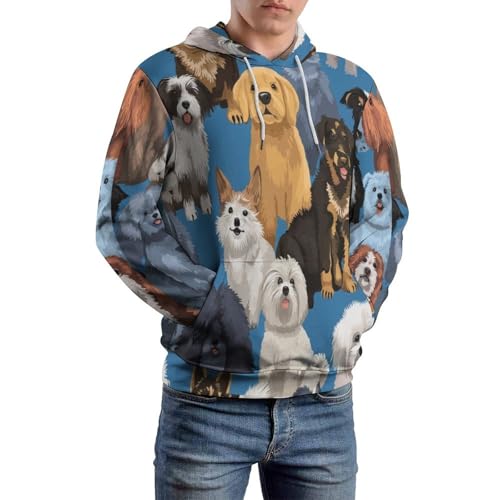 Sweat à capuche imprimé 3D confortable fini les pulls ternes et sans forme - 6