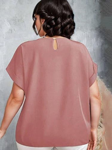 Image of KOTTY Womens Floral Flutter Sleeve Empire Navy Blue Button Boat Neck Top