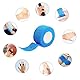 AMSGANK 12 Rollen Selbstklebender Verband, 2.5cm x 4.5m Non-Woven Selbsthaftende Bandage für Mensch und Tier Elastische Binde Bandage Fixierbinde Haftbandage Selbstklebend für Sport Haustiere