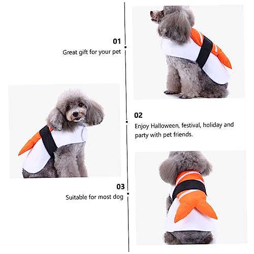Disfraz ligero para perro Kisangel talla L naranja miniatura 5