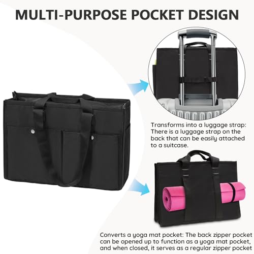 Large Tote Bag for Women, Embroidery Handbags for Women Weekender Handbags4