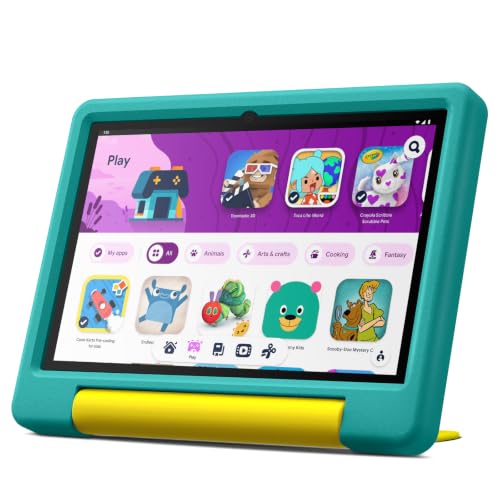 Image of Kids Tablet 10 inch, Android 16 Tablet for Kids with Case, Green
