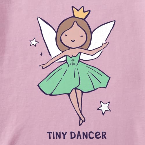Life is Good. Toddler Tiny Dancer Short Sleeve Crusher Tee, Violet Purple2