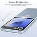 OMOTON 3Sets 9PCS for Samsung Galaxy Z Flip 6 Screen Protector, 3 Main TPU Film + 3 Front Tempered Glass + 3 Camera Lens Protector, Case Friendly/Easy Installation with Alignment Tool