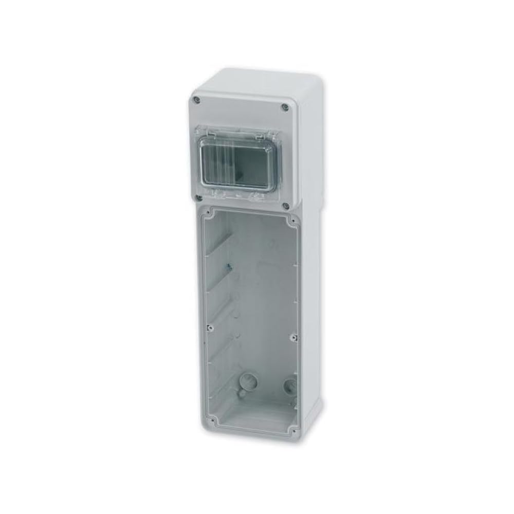 Quadro vuoto, 420x124x138mm, 4 moduli, 1 presa interbloccata, compatibile con prese serie 16 - Rosi 16.3007