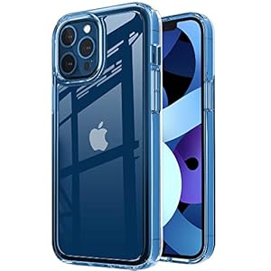 iSOUL Kristalhelder ontworpen voor iPhone 12 hoesje/iPhone 12 Pro hoesje, dun, zacht TPU siliconen schokbestendig telefoonhoesje voor iPhone 12/iPhone 12 Pro, volledig transparant