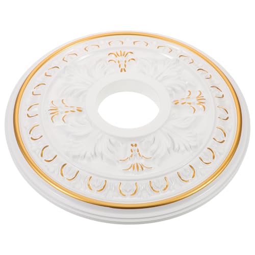 Placa de cubierta de luz de techo con diámetro de 39,6 cm y diseño plano para interior 2