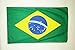 Produktbild AZ FLAG - Flagge Brasilien - 150x90 cm - Leichtes Polyester - Brasilianische Fahne mit Messing-Ösen - 80g
